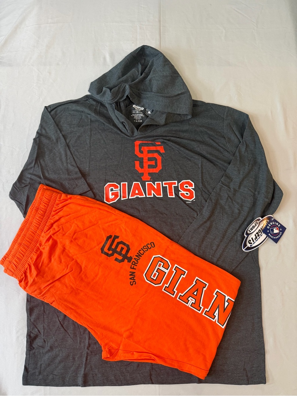 Men's SF Giants Concepts Sport Orange/Heather Charcoal Meter Hoodie Joggers Set